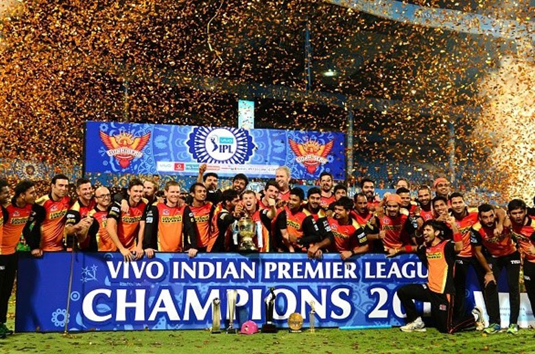 2016 IPL Champions Sunrisers Hyderabad 