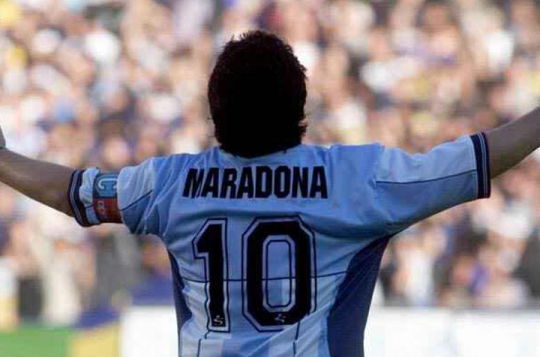 maradona jersey number